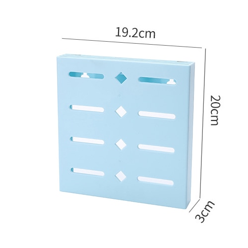 Knife Holder Kitchen Stand Wall-Mounted Knives Holder Organizer Multifunctional Knife Block Storage Cooking Kitchen Accessories: Blue