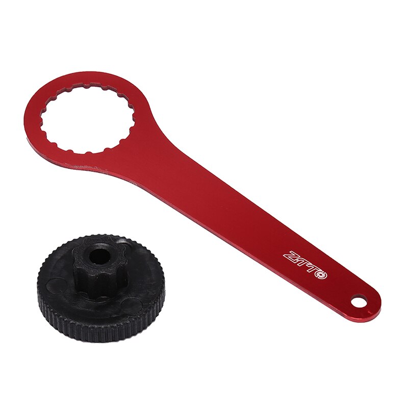 Mimoke Outil de pédalier de vélo - 24 mm - 20 dents - Outil antidérapant - Connecteurs enfichables 1/2