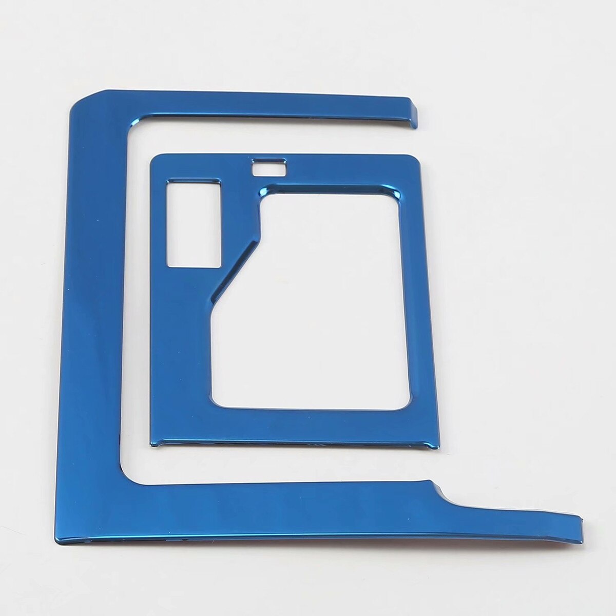 For Toyota Land Cruiser Prado 150 20182019 Stainless Steel Gear and USB Charging Socket Trim Cover Car Accessories: Gear Blue