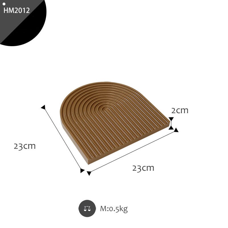 Bandejas de madera para picar, bandeja de pan de ondulación de agua, paleta de haya blanca/negra/gris, decoración de almacenamiento para mesa de pastel de postre: Medium brown