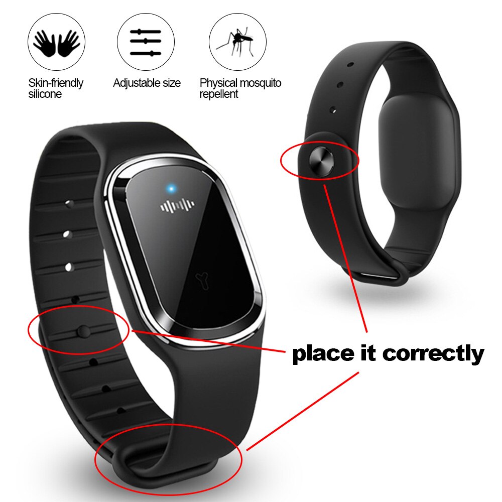 Anti Moskito Kapsel Pest Insekt abweisend Armband Ultraschall Moskito abweisend Armband Clever Band Camping Pro Kinder Erwachsene