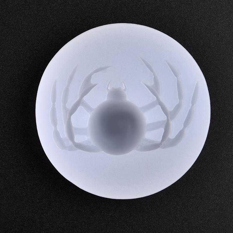 Halloween doodskist pompoen schedel uil vleermuisvorm siliconen mal hars mal epoxy uv hars knutselen doe-het-zelf sieraden maken gereedschap: 05- spinnen