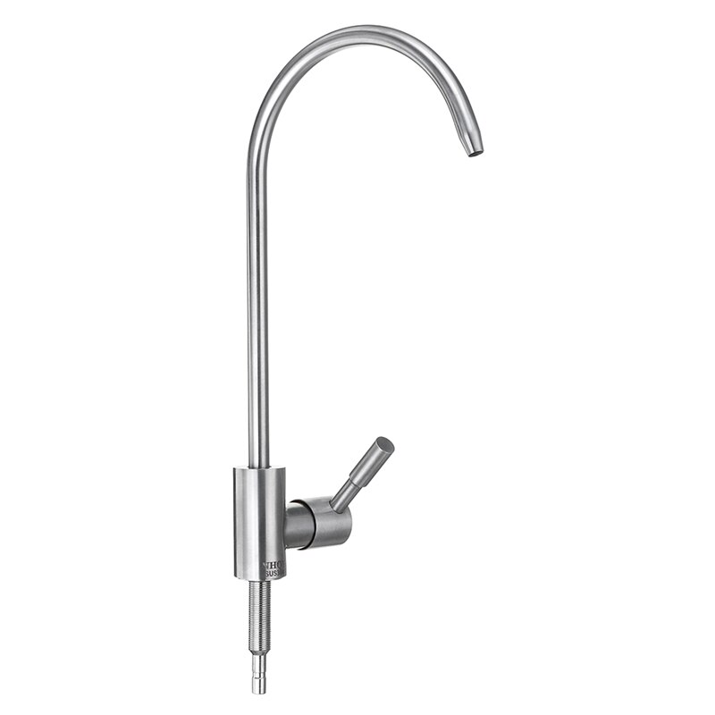 304 Stainless Steel Kitchen Sink Faucet Single Lever Cold Water Tap Drinking Water Filter Faucet 360 Degree for Home