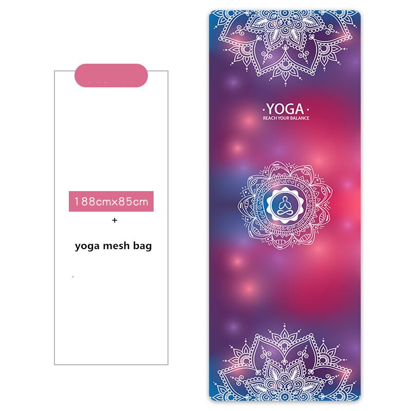 Serviette de Yoga en Gel de silice, couverture antidérapante pour tapis de Yoga, Pilates, absorbe la sueur, bonne adhérence, 188x68cm/88x85cm: 85-06