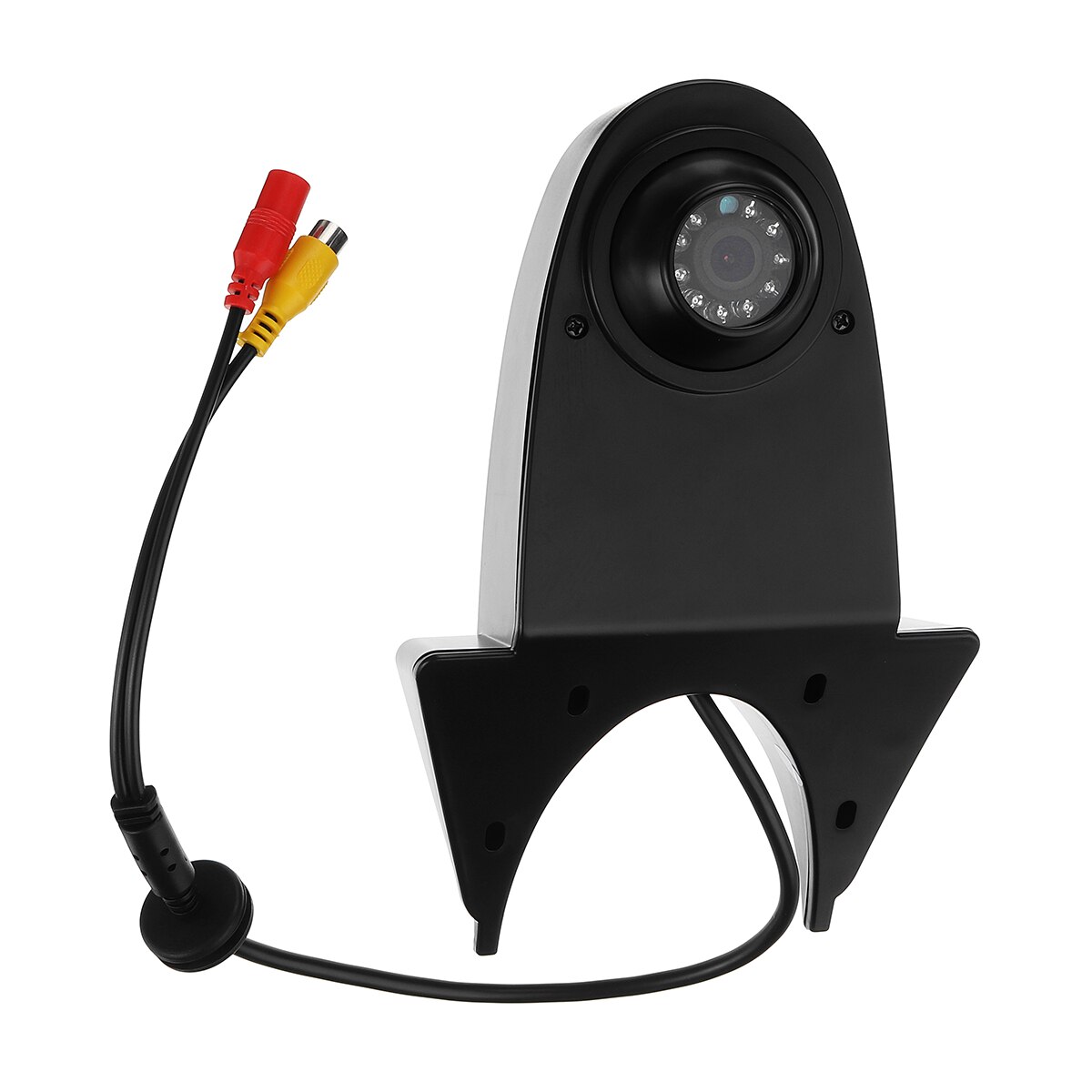 HD Auto Rear View Camera Car Wide View Angle Car Back Reverse Camera Fish Eyes Night Vision HD Parking Assistance Camera: Black