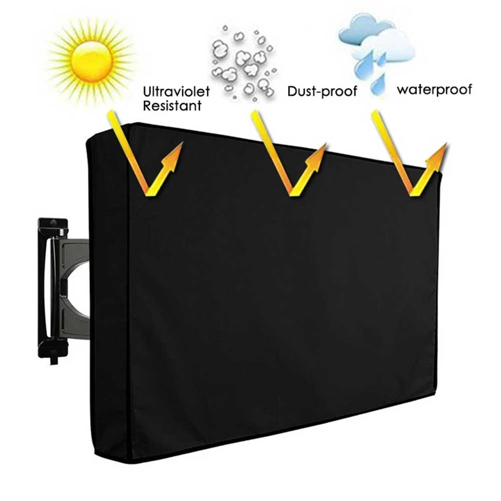 1 Stuks 32 Inch Tv Oxford Outdoor Tv Cover Screen Case Met Bottom Cover Voor 22-58 Inch Tv screen Stofdicht Waterdichte Hoes