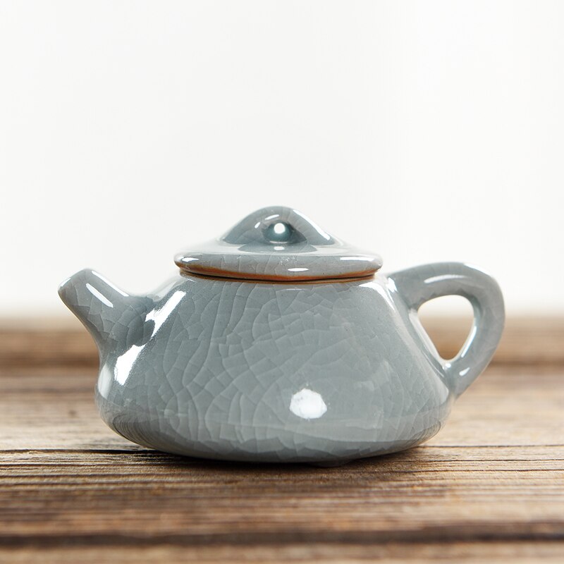 1PC 100ml Mini Teapot Pocket Hand Pot Small Fingertips Tea Tray Decoration Tea Play Classic Pot Bubble Tea Cup