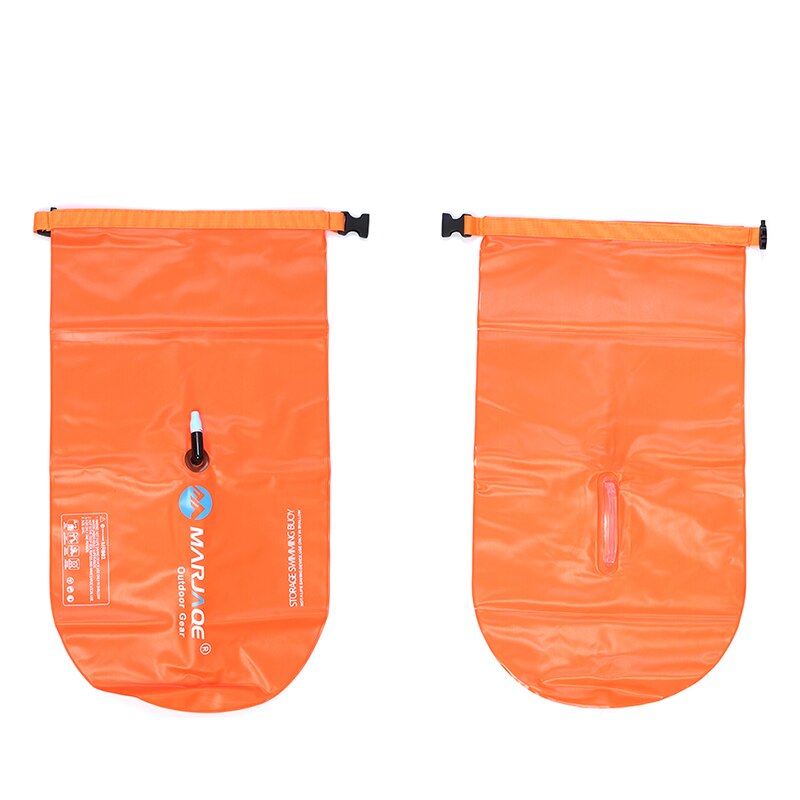 1Pcs Opslag Float Zak Opblaasbare Veiligheid Zwemmen Water Sport Badmeester Met Waistbelt Zwemmen Surfen Levensreddende Drift Bag