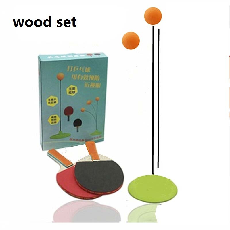 Portable Table Trainer Indoor Table Tennis Soft Shaft Training Machine Elasticity Kid Adult Ping Pong Practice Trainer