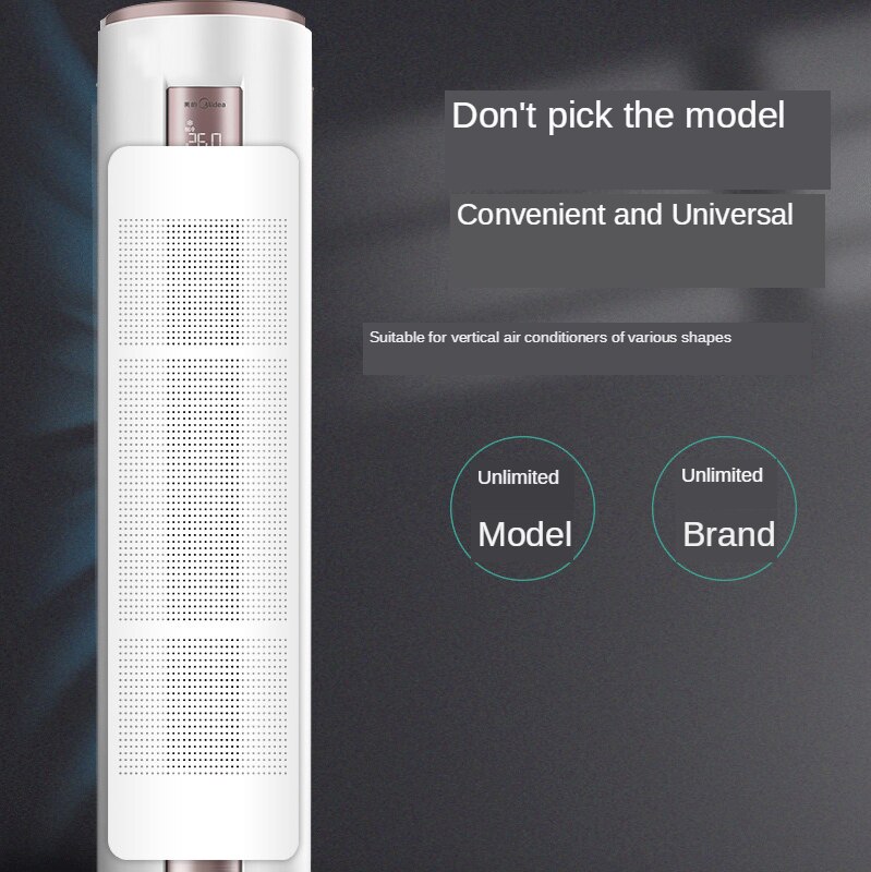 Cylindrical vertical air conditioner hood windshield windshield air conditioning tool windshield home office accessories: 01