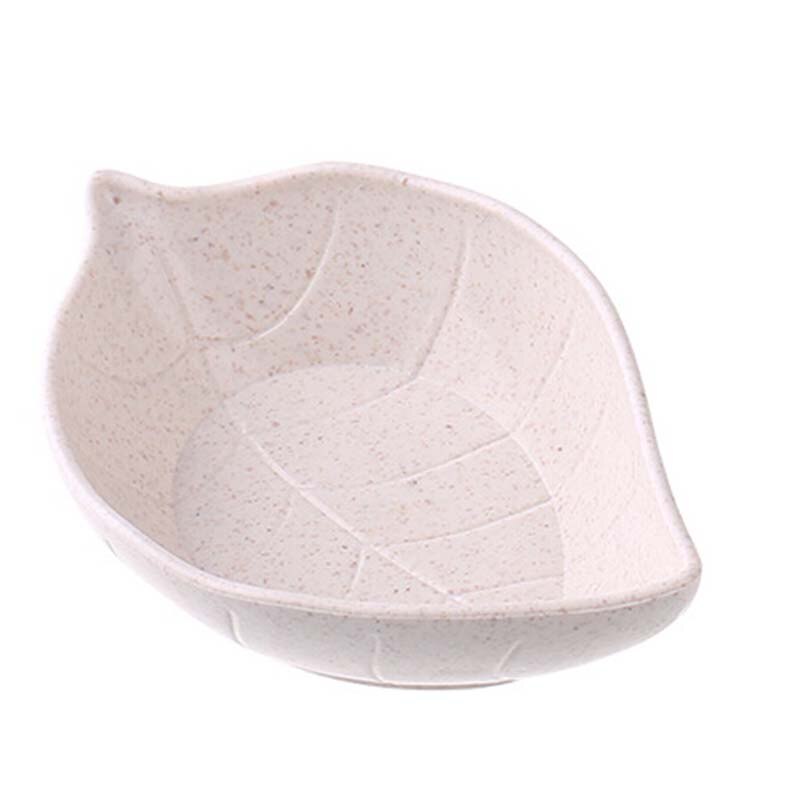 Plato de hojas para bebé, tazón para chico, plato para salsa de soja, plato para tazón de arroz, subplato, vajilla japonesa, contenedor de alimentos: beige