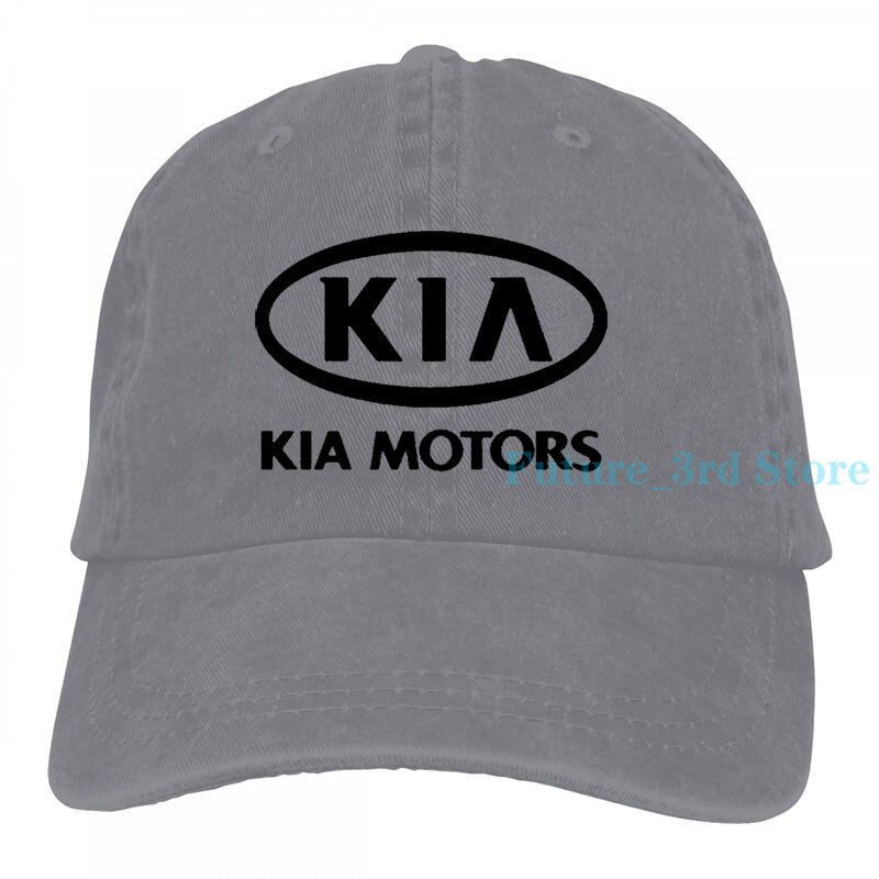 Kia Motors Baseball cap men women Trucker Hats adjustable cap: 2-Gray