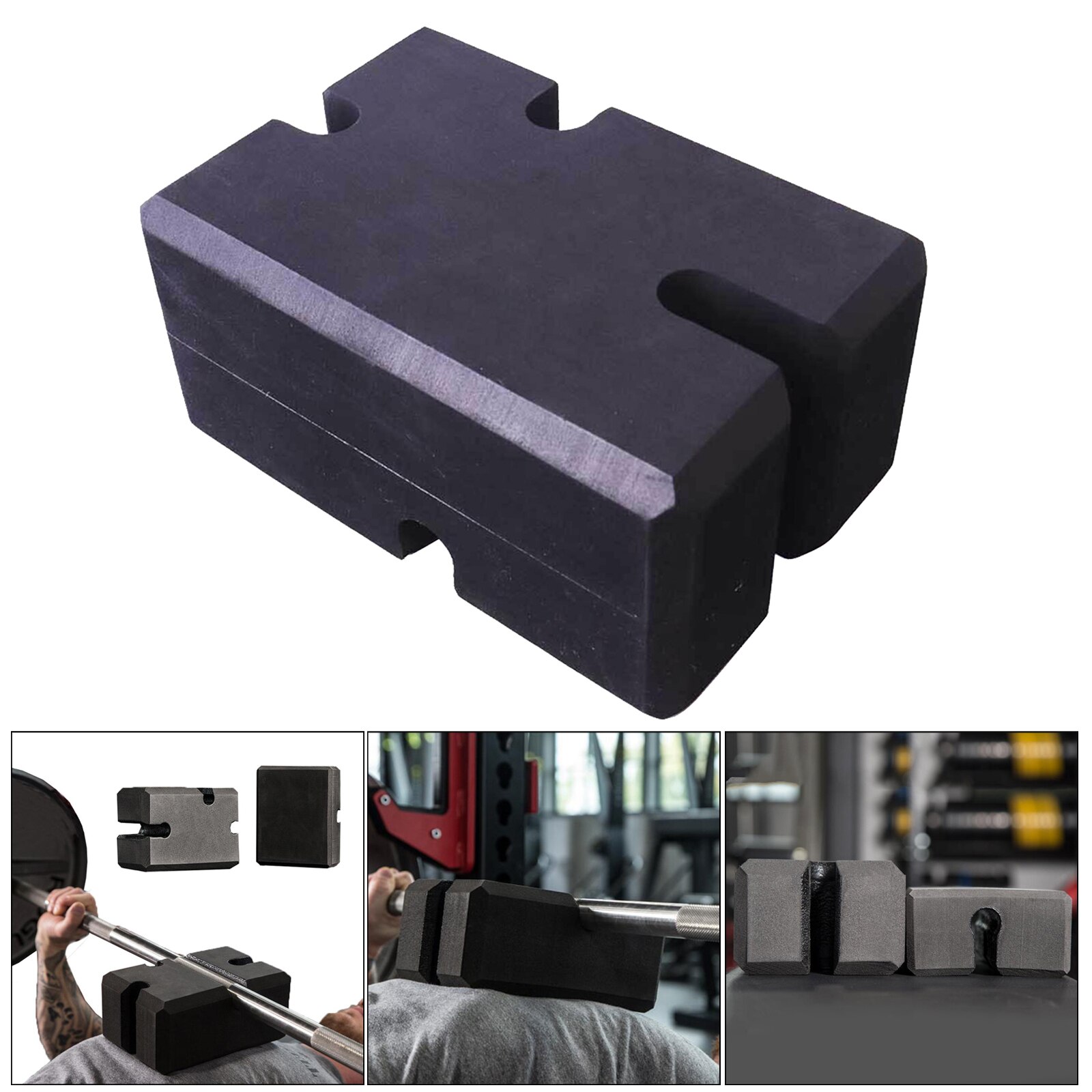 EVA Bench Press Block Boards, Bench Rest Foam Block Adjustable Anti- Deep Squat Fitness Trainer Training Aids for Home Gym