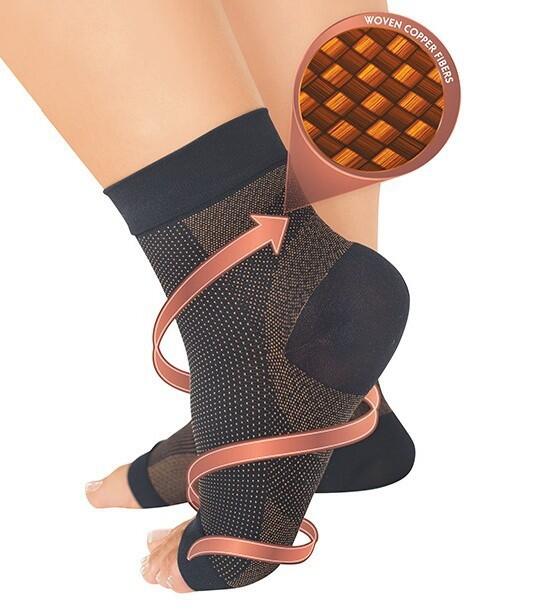 Anti fatiga funda para compresión del pie tobillo pie de apoyo corriendo ciclo baloncesto calcetines deportivos exterior hombres Brace calcetín de guardia de tobillo