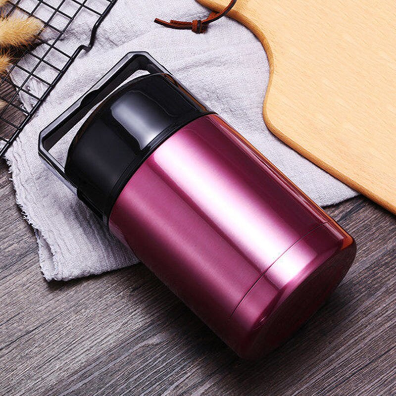 Stainless Steel Vacuum Soup Bento Containers Thermos Double Portable Lunch Flasks Thermocup Box Food Large Capacity