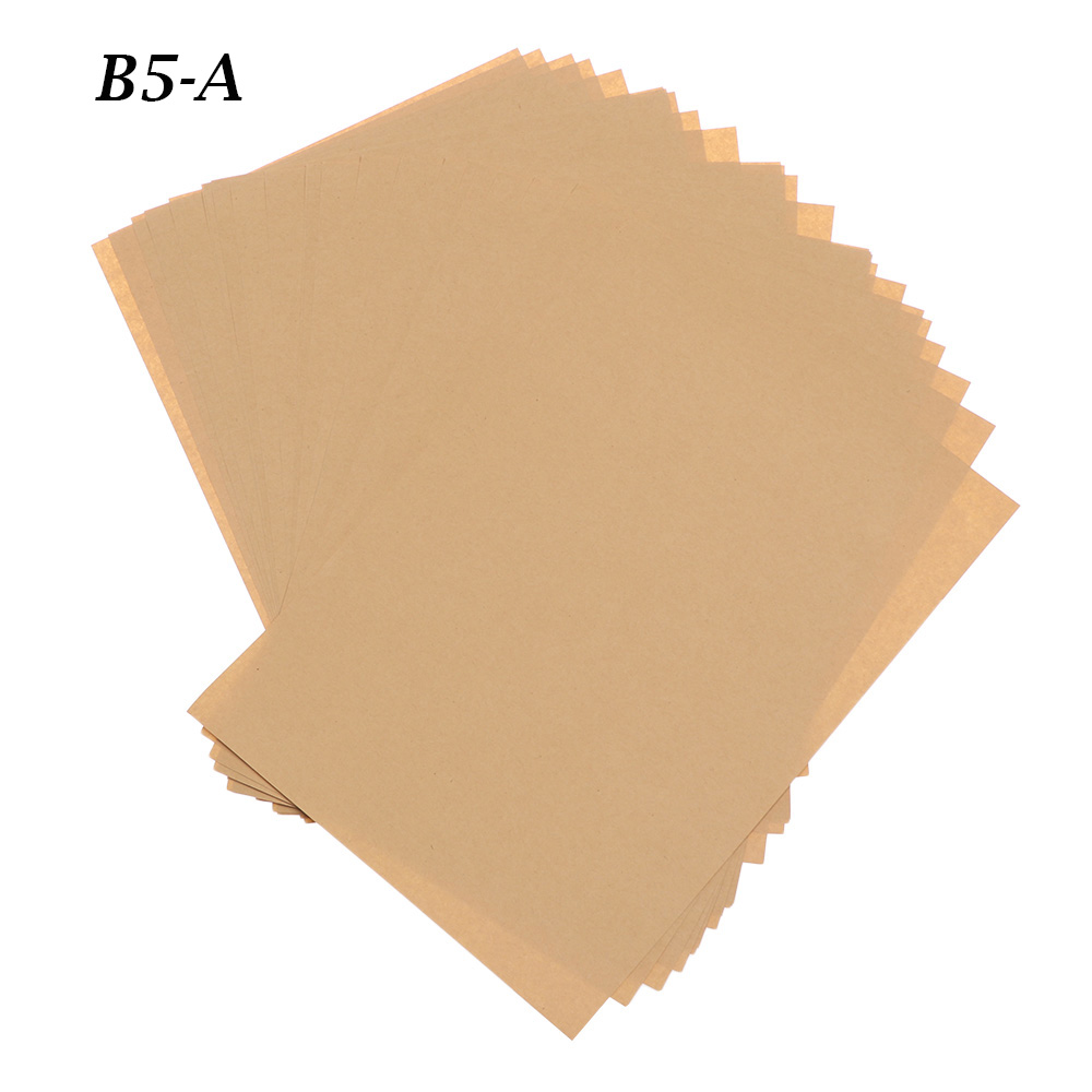 25 Sheets Empty Letter Paper Kraft Printing Writing Thick Paper Postcards DIY Card Hand Making Craft Wedding Invitation Card: B5-A
