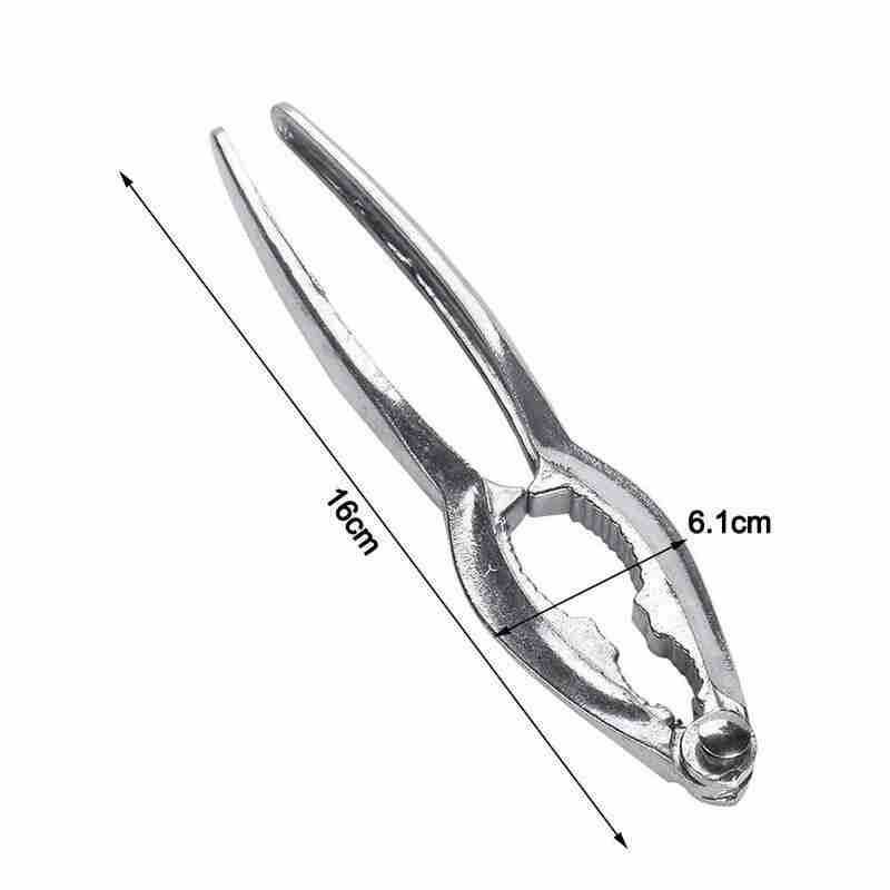Walnut Clip Zinc Alloy Nutcracker Sheller Walnut Nut Fruit Cracker Almond Kitchen Walnut Pecan Tool Quick Accessories Nutcr P5J0