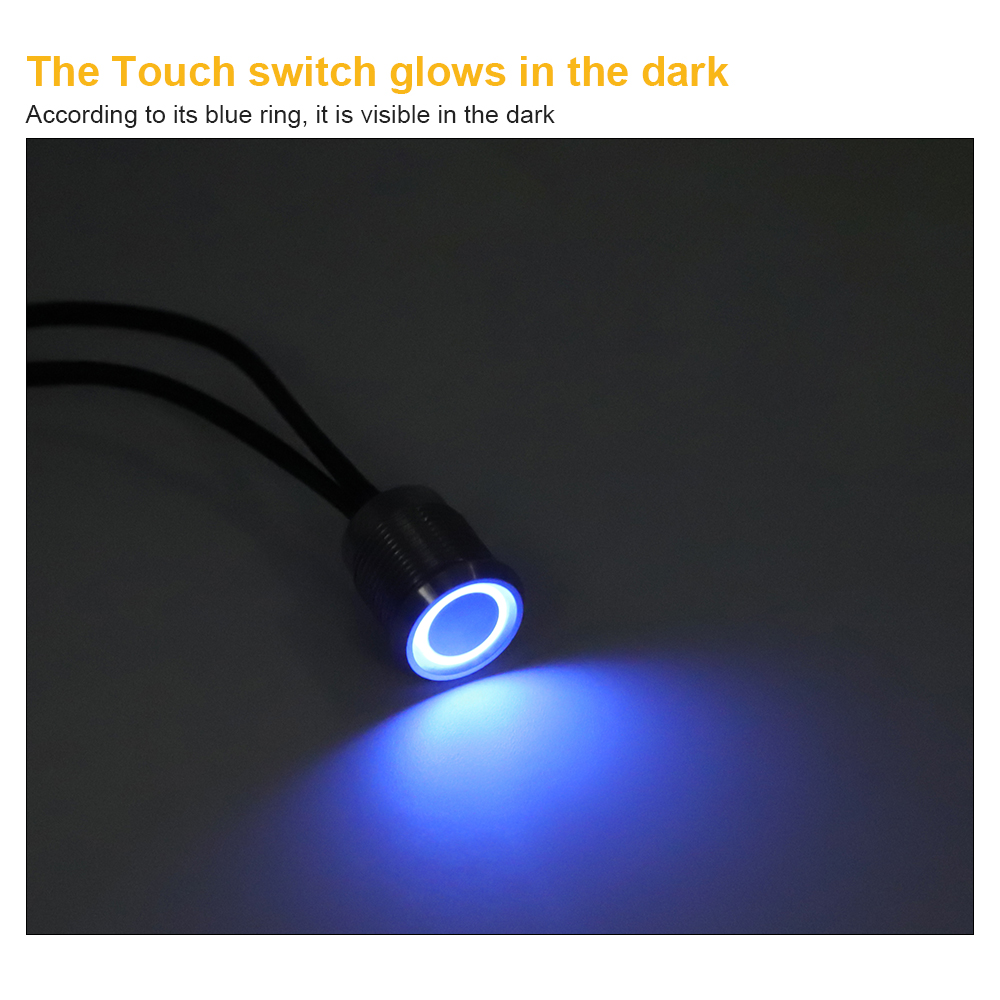 Mini Touch Dimmer LED Light Switch DC Connector 12V 24V Touch On/Off Controller for Cabinet Kitchen Light DIY