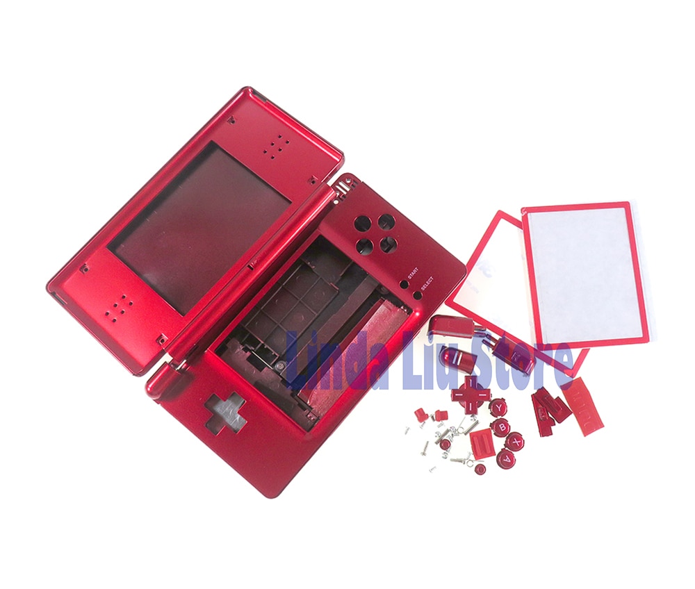 1set/lot Full set Housing Cover Case Replacement Shell For Nintendo DS Lite DSL NDSL