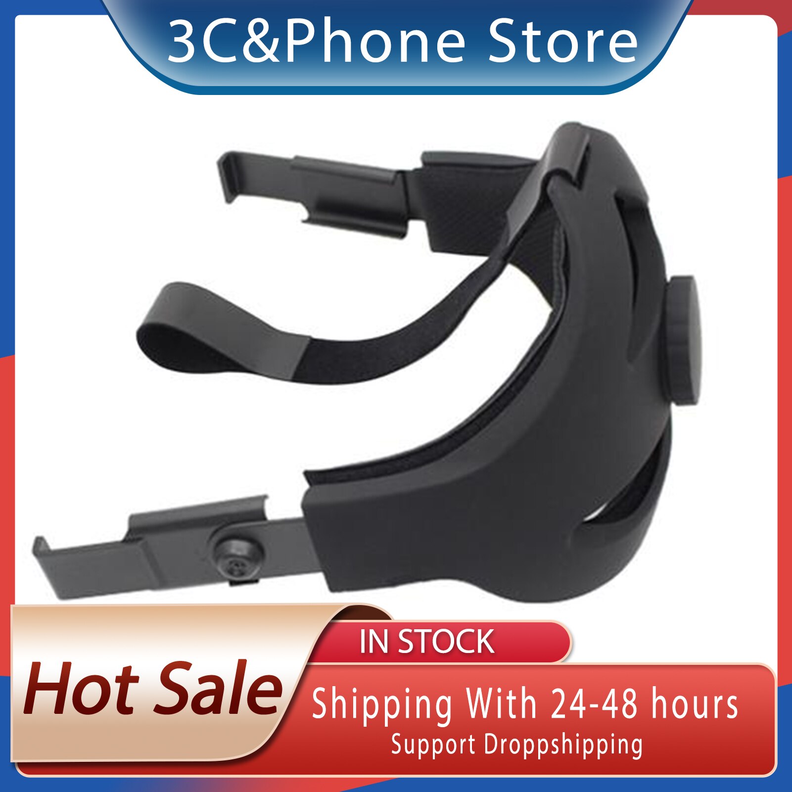 Verstelbare Vr Kop Decompressie Head Strap Voor Oculus Quest Vr Headset Head Strap Comfort Vr Headset Accessoires