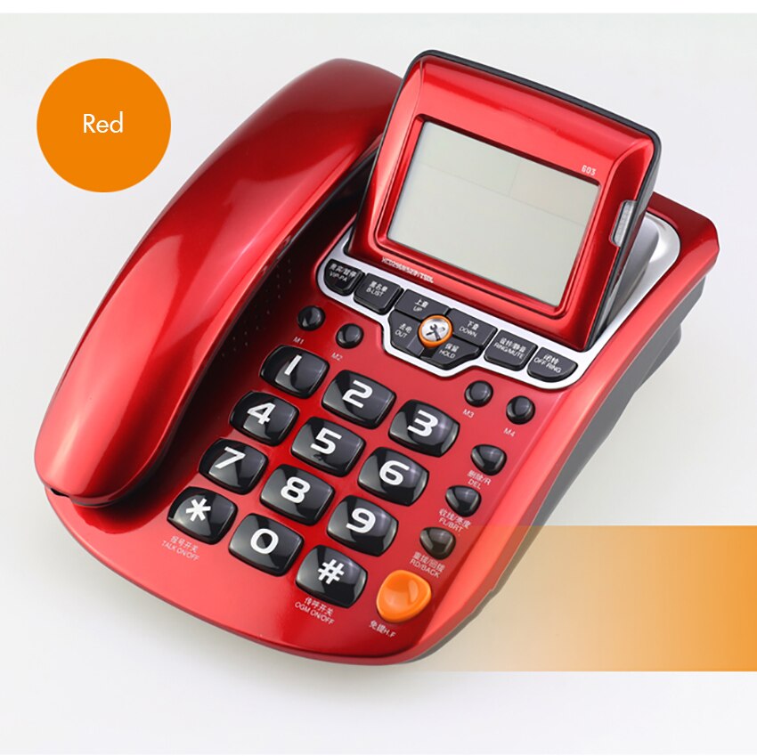 verdrahtet Festnetz Telefon mit DTMF/FSK Dual System, Stimme Paging-, Anrufer Ich würde, Freisprecheinrichtung, rufen Block, Einstellbare Bildschirm für Büro