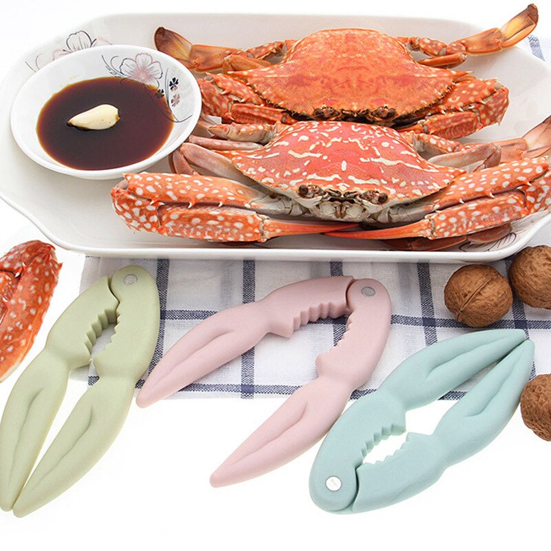 Creatieve Moer Opener Walnoot Clip Huishouden Krab Eten Tool Krab Clip Sheller Keuken Crab Claw Tool Oyster Opener Mes Set