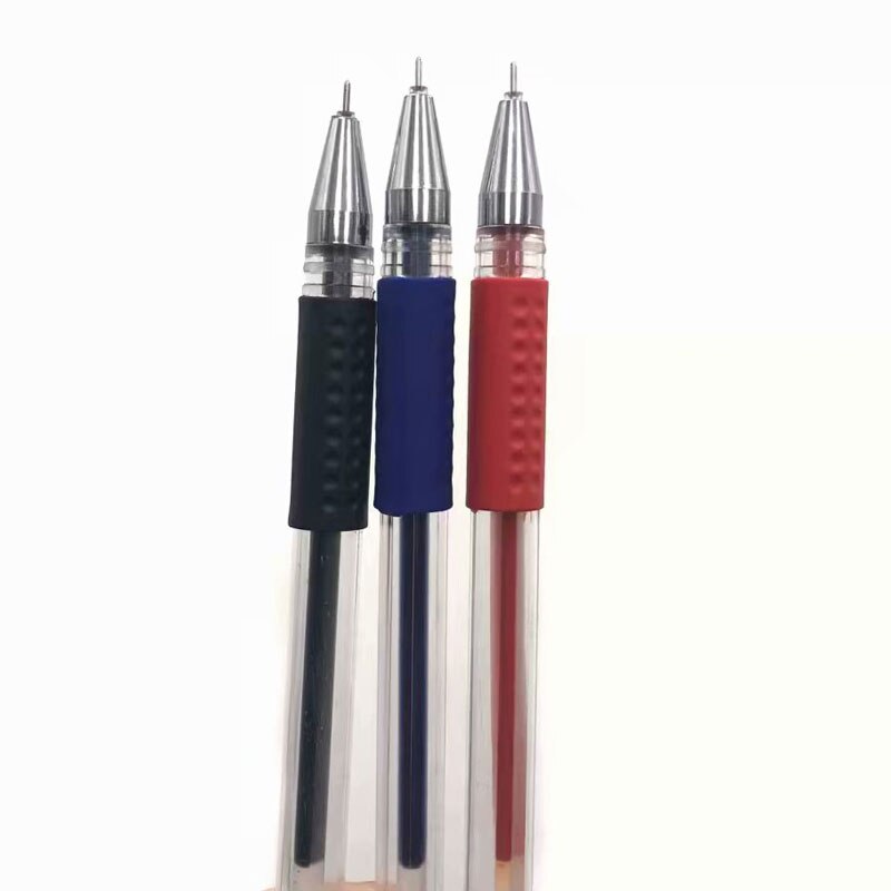 8 Pcs/lot Office Red Blue Black Ink Gel Pen 0.5mm Writing Neutral Pens Rod for Student School Supplies Stationery Tool