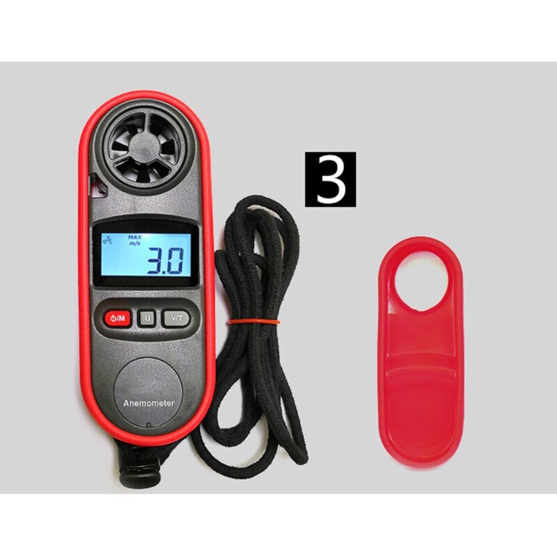 Anémomètre à affichage numérique haute précision LCD Instrument de mesure de la vitesse du vent 28GF