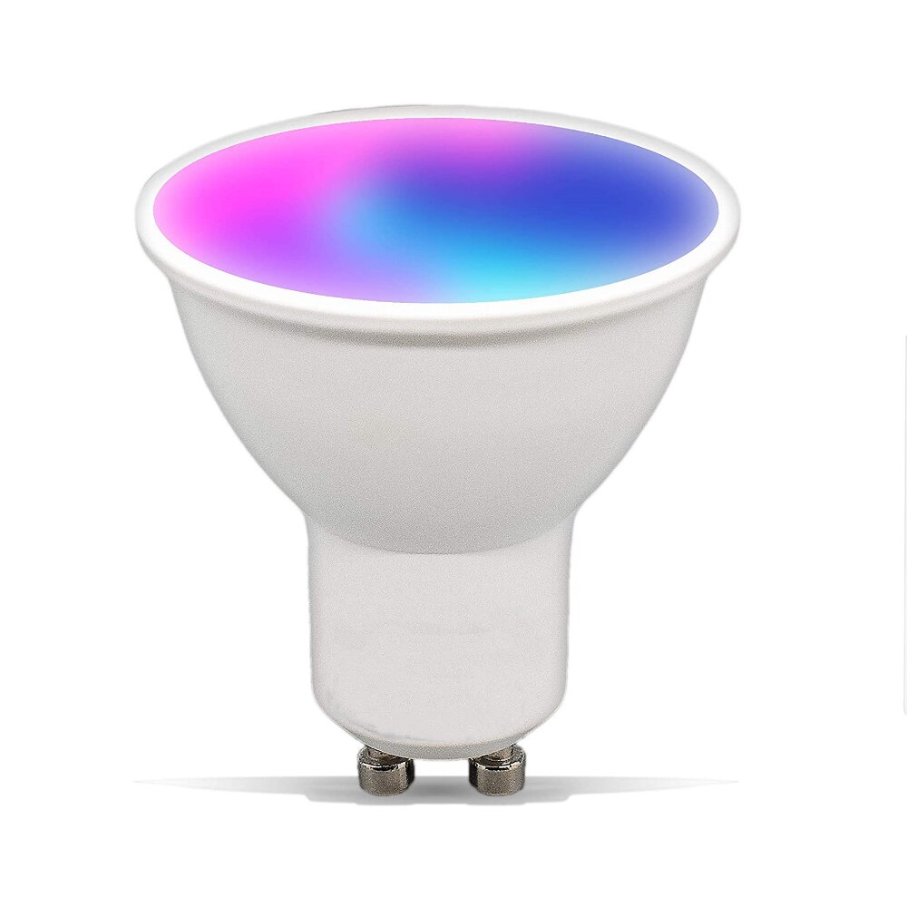 ATHOM Homekit-bombilla inteligente WIFi regulable, 4,5 W, RGBCW, GU10