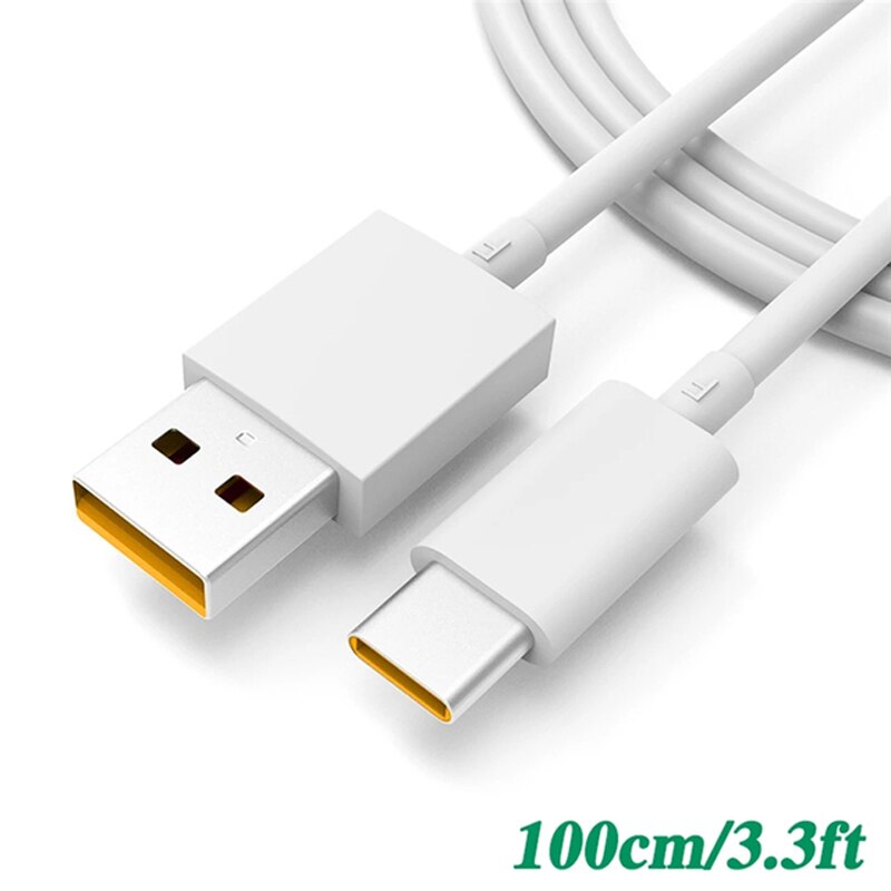 Supervooc 2.0 Fast Charger For OPPO Find X2 Pro Reno 5 5G 3 4 Pro Ace 2 X20 X2 Realme X50 Pro RX17 Pro 1M USB Type-C Cable: Cable