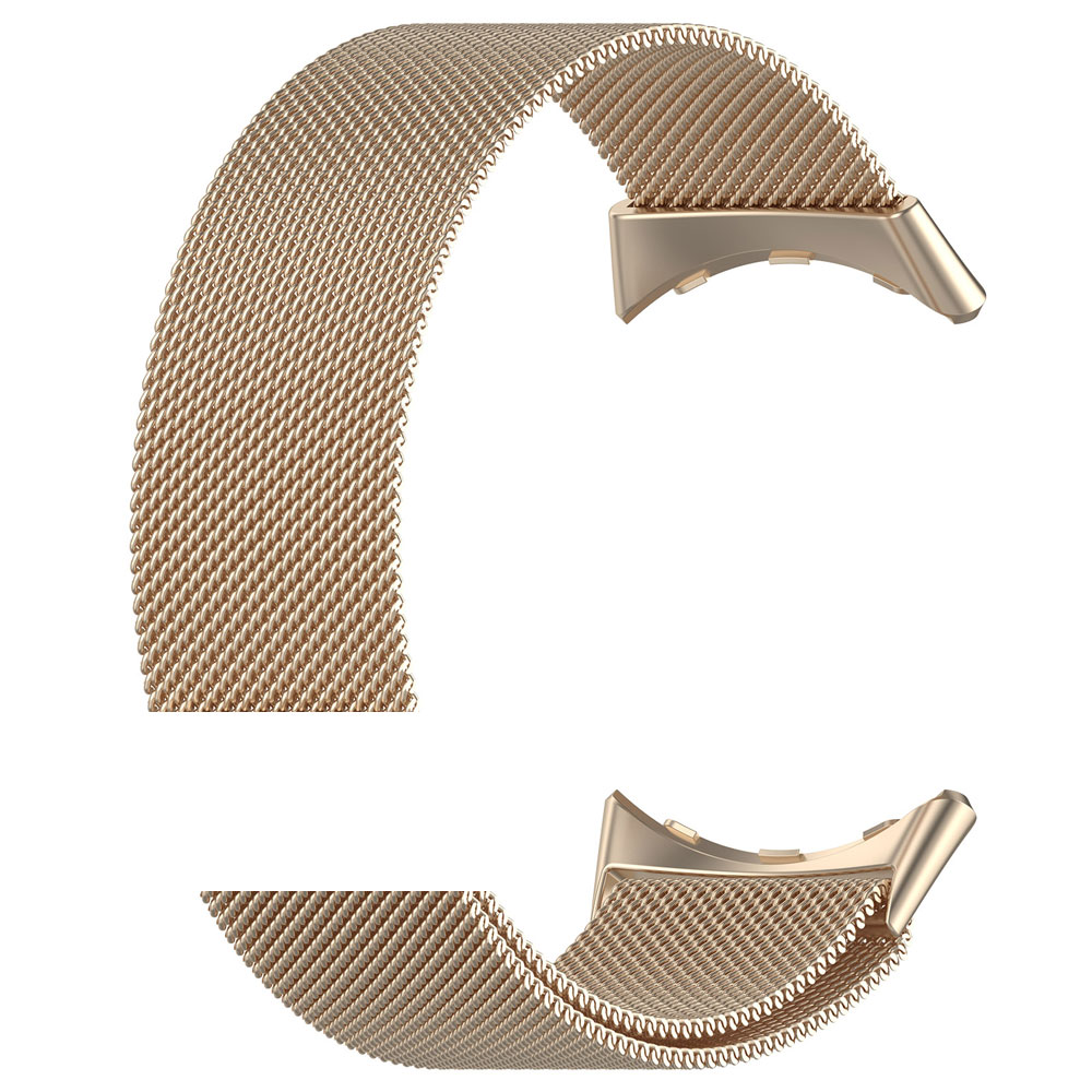 Milanesisk løkkeklokkerem til google pixel watch 3 41mm 45mm watch 3 magnetisk rem armbånd armbånd rustfritt stål metallrem: Xs / Klar