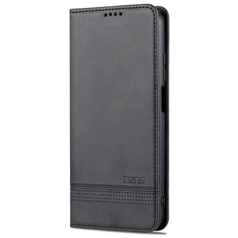 A02S Etui SM-A025F/DS Etui do Samsung Galaxy A02S A03S A02 S A 03 S A 03 S okładka książki stojak portfel gniazdo kart kabura Coque torba: A03S (Europe) / Black