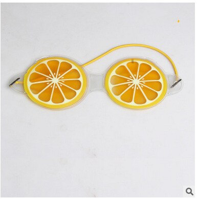 Fruit Ice Compress Eye Mask Relieve Fatigue Remove Black Eye Bags Cosmetic Ice Compress Eye Mask Gel Sleep Eye Protection: B