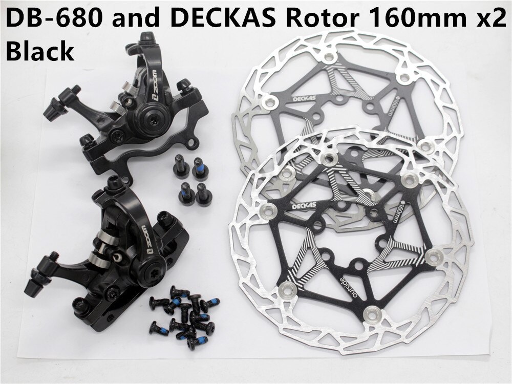Zoom DB-680 HB680 Fiets Remmen Remklauw met rem remmen MTB Fiets onderdelen twee-weg hydro-elektrische rem: DB-680 DECKASBK