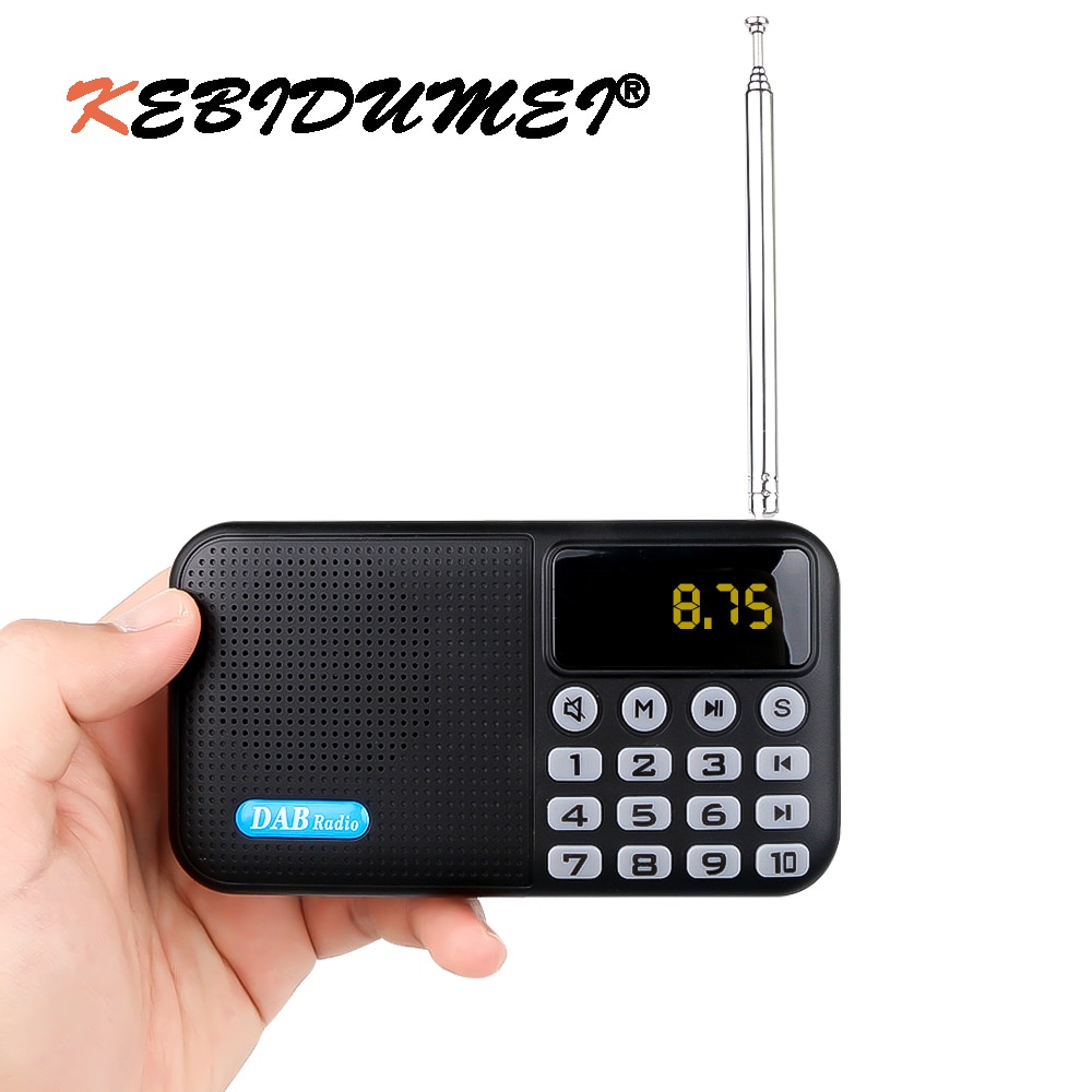 Tragbare Digitale DAB-P8 DAB + FM Radio Player Empfänger W/Bluetooth Stereo Lautsprecher Outdoor FM Empfänger Musik-Player Mit batterie