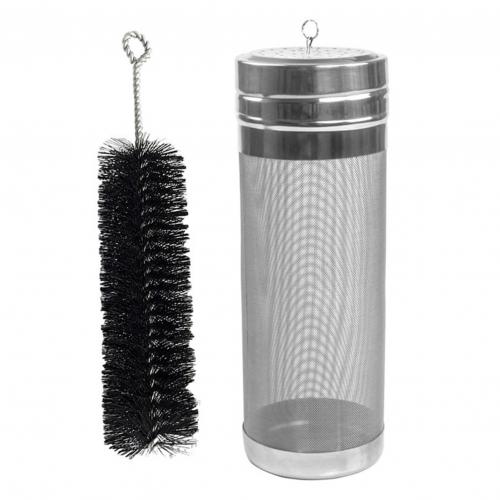 Homebrew Beer Inline Filter - 150 Micron 80 Mesh Strainer With 2 Barb Fittings