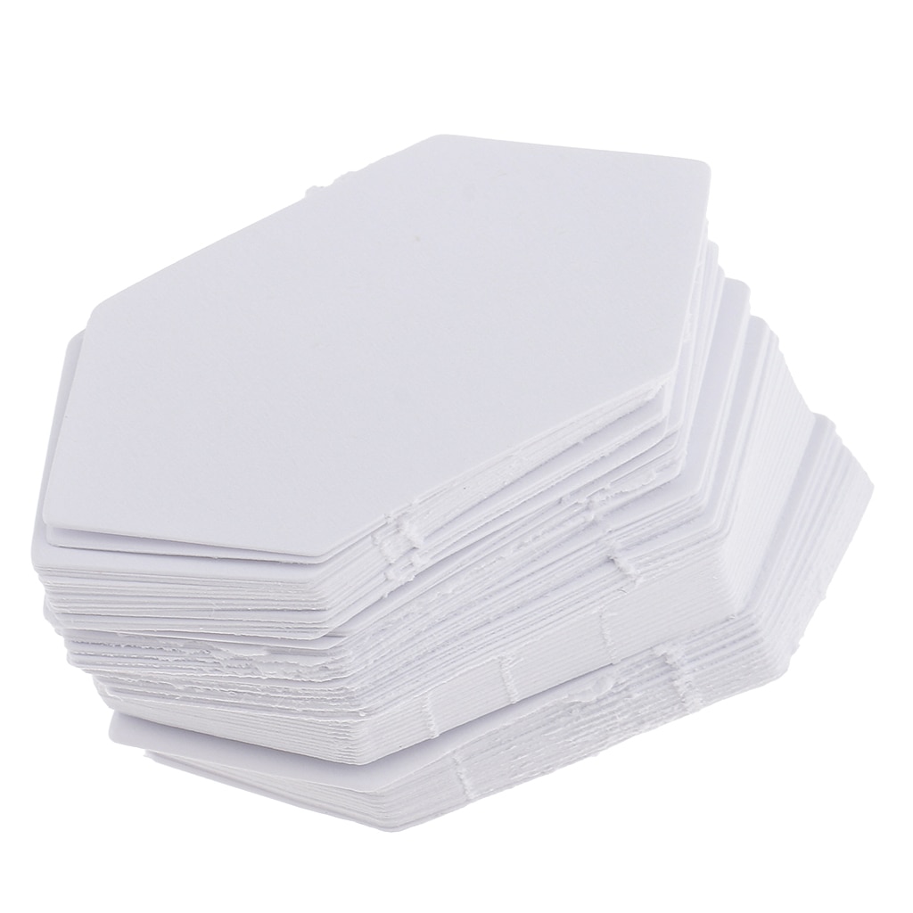 200 Pieces Hexagon Paper Quilting Templates English Paper Piecing Patchwork Template 4.2/7.9cm