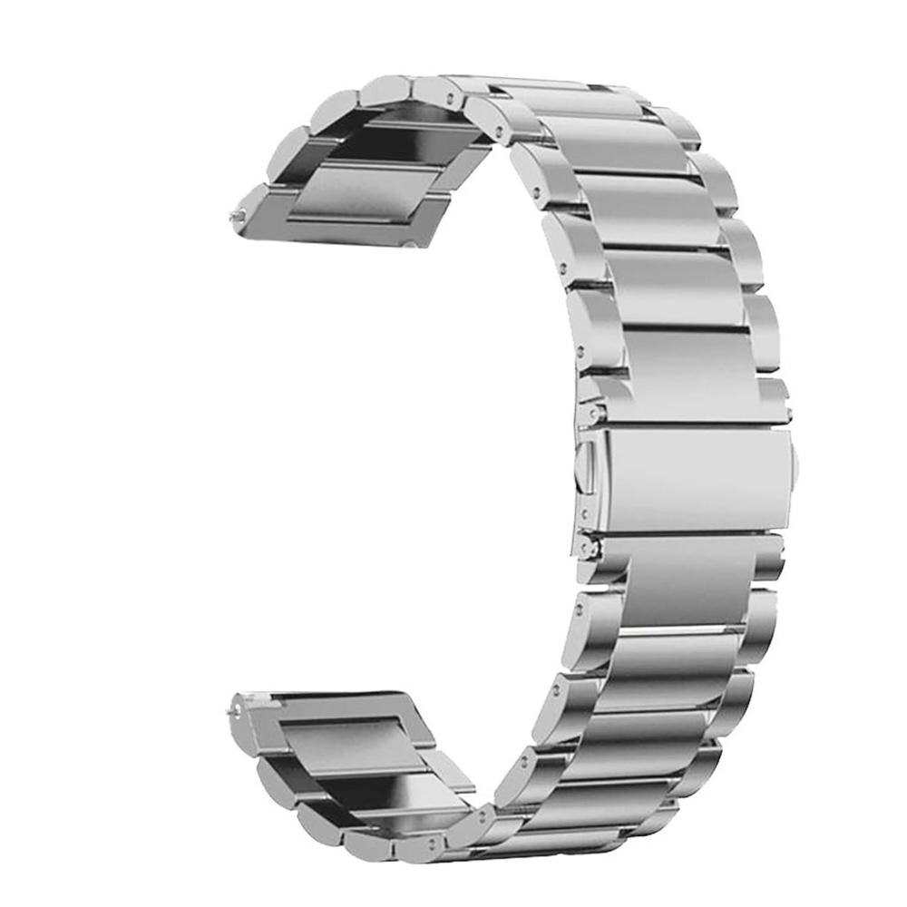 Rem för samsung galaxy watch 3 45mm 41mm armband 20mm 22mm rostfritt stål band för smart watch samsung galaxy watch 3 rem: Silver- / Galaxy watch 3 41mm