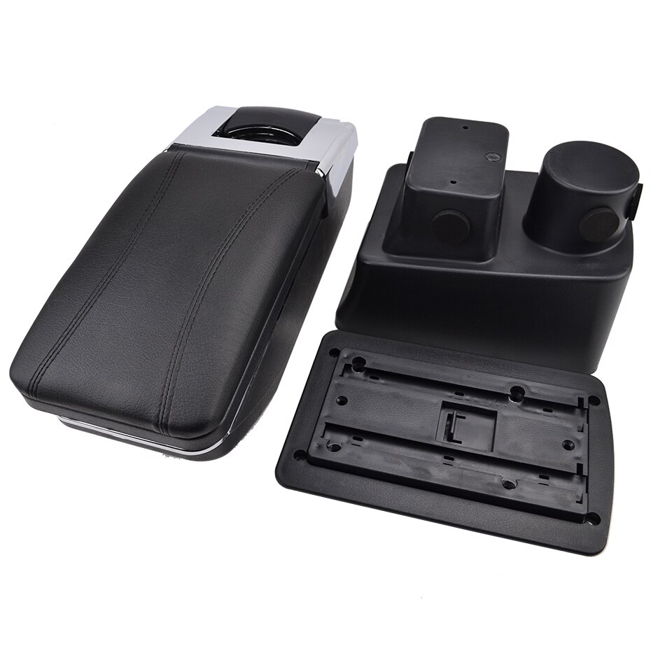 Arm Rest Draaibaar Voor Skoda Fabia 2 Center Middenconsole Opbergdoos Armsteun