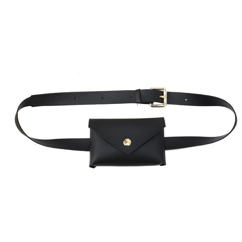 freundlicher Mini Kupplung Tasche Nette Leder fanny Pack für Baby Mädchen Kleine Münze Brieftasche Beutel Kleinkind Brust Gürtel Crossbody tasche Geldbörse: Schwarz