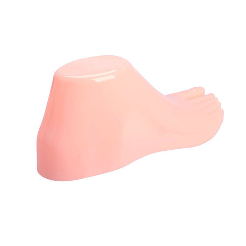 Maniquí de pies para adultos de plástico duro de 1 par de herramientas de modelo de pie para zapatos de visualización de uso repetido herramienta de estiramiento de zapatos AA