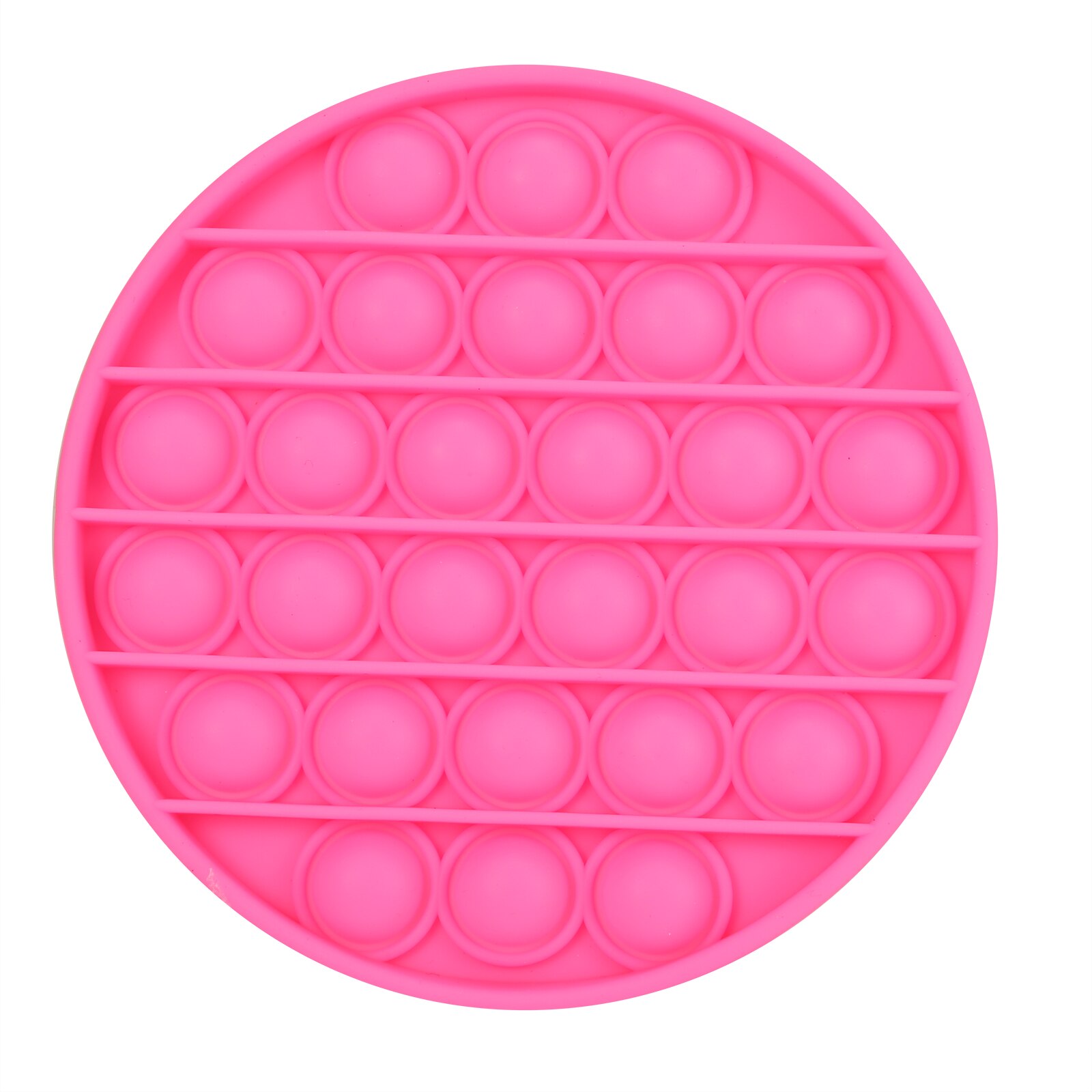 1x Push Pop Pop Bubble Sensory Fidget Toy Stress Relief Special Needs Silent Classroom EIG88: rose red
