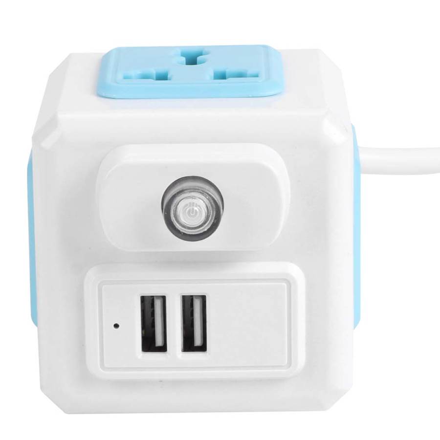 Multi-Function 4-Outlet Dual USB Power Strip Power Socket Outlet style Switching Power Supply EU Plug 250V