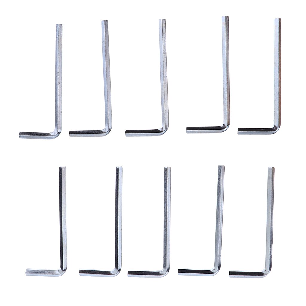 10 Pieces/Pack Functional 4mm Hexagonal Inline Roller Skate L Allen Wrench Hex Key Tool Skate Accessories Parts