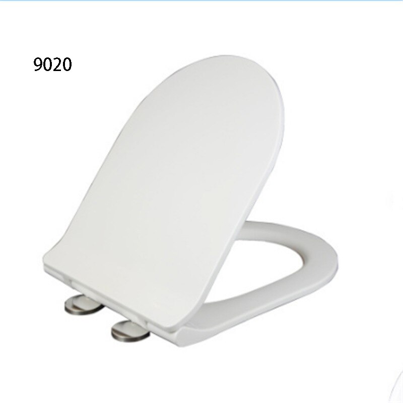 Toilet Lid quare Round Universal Slow Soft Close Oval Bathroom Thicken Toilet Seat WC Replacement Supplie Toilet Seat Lid Cover: 9020