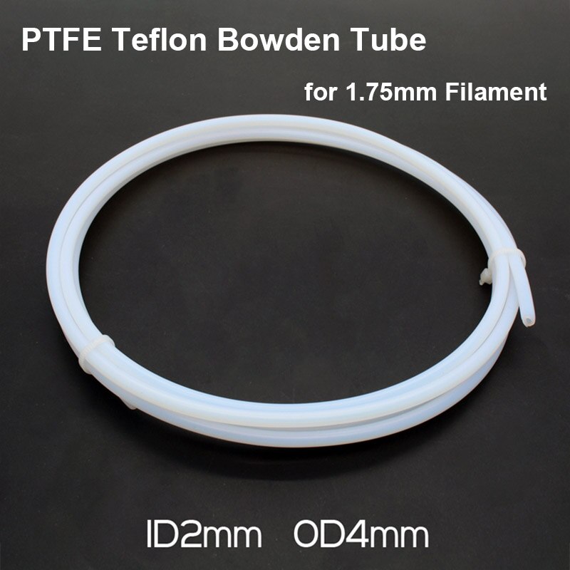 1 Meter 3D Printer E3D Onderdelen 1.75mm of 3mm Filament Teflon Buis PTFE Pijp te J-head hotend RepRap Rostock Bowden Extruder Keel