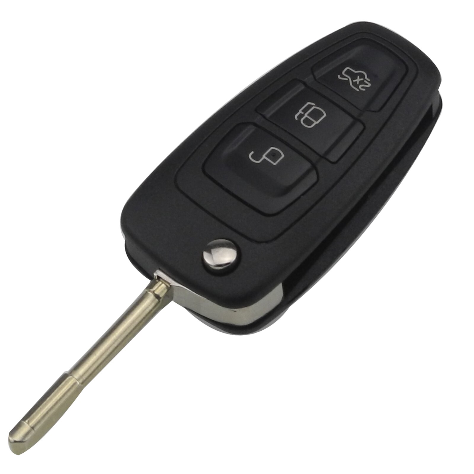 jingyuqin Flip Remote Car Key 433MHz 4D60/63 40/80bit for Ford Focus Mondeo 1999 2000 2001 2002 2003 2004 2005 2006 2007 3Button