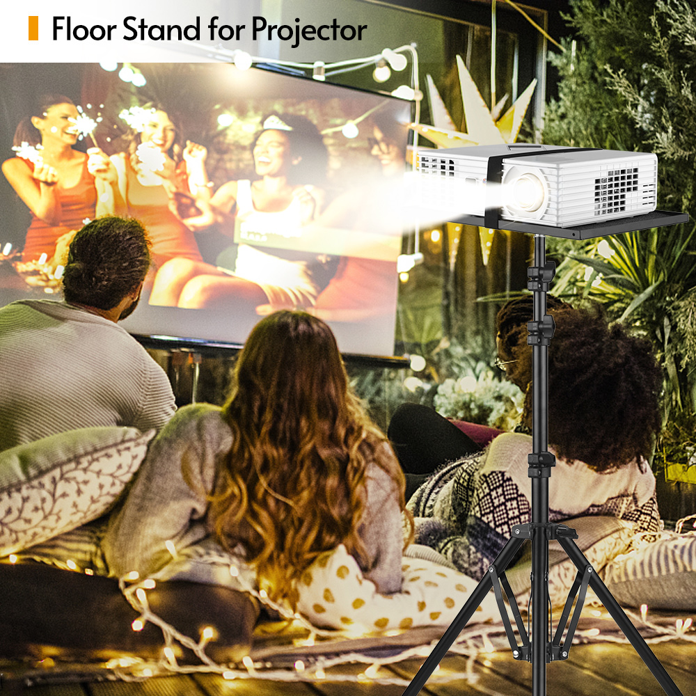 Universal- Laptop Projektor Stativ Halfter Aluminium Legierung Computer Projektor Boden Stehen 41-135cm/ 16-53in Ajudtable Höer