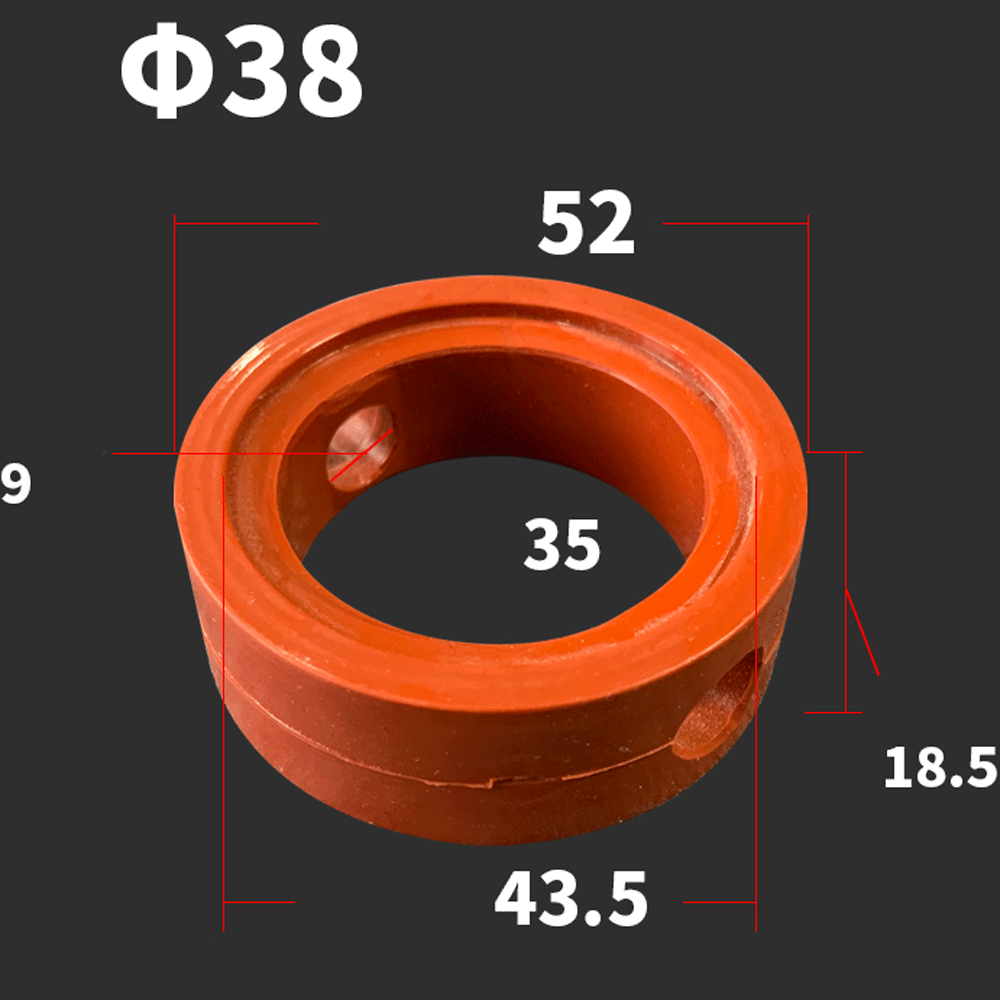 Dn22/200-400 verrotten vqm Lebensmittel dichtung dichtung für Absperr klappe Homebrew: Orange