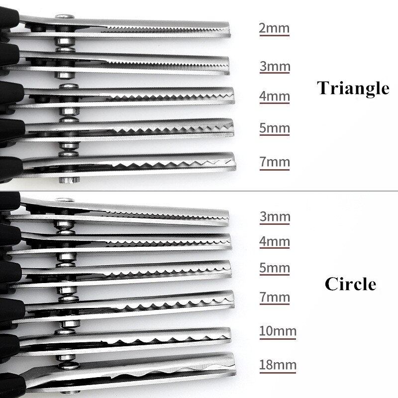 Forbici per cucito cesoie per dentellare forbici per cucito tessuto per cucire forbici per sarto artigianali in pelle per cucire strumento a Zig Zag